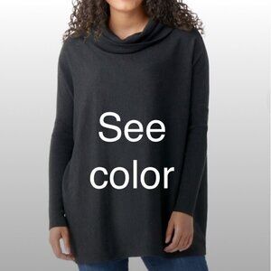 Smartwool Edgewood Poncho Sweater Olive Green Extra Small